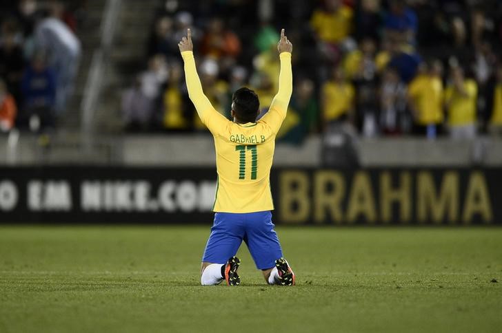 © Reuters. Soccer: International Friendly Men's Soccer-Brazil at Panama