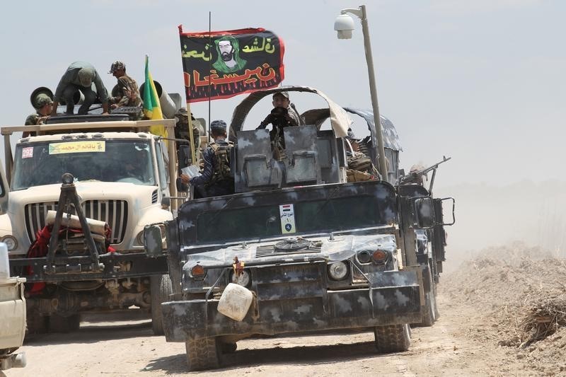 © Reuters. El Estado Islámico dice que usará cientos de escudos humanos en Faluya