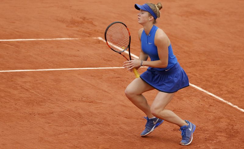 © Reuters. Tennis - French Open - Roland Garros - Serena Williams of the US v Elina Svitolina of Ukraine