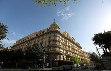 © Reuters. Hotel Excelsior in via Veneto a Roma.