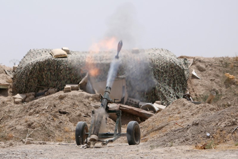 © Reuters. الجيش السوري يشن حملة جديدة على الدولة الإسلامية في الرقة