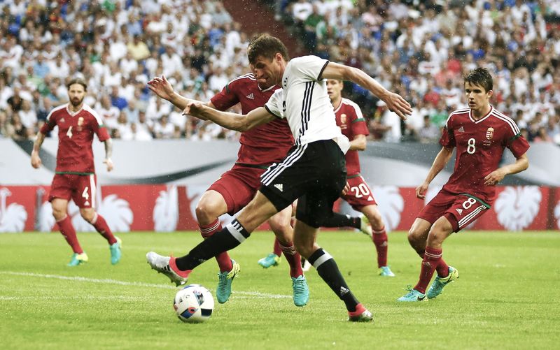 © Reuters. Football Soccer - Germany v Hungary - International Friendly