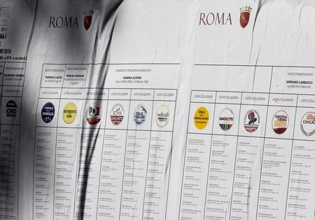 © Reuters. Liste elettorali a Roma