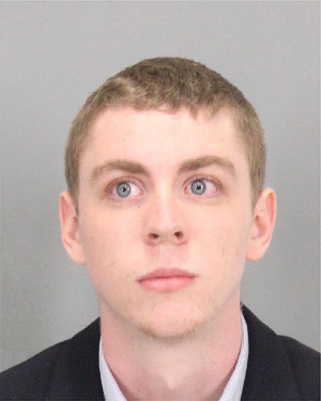 © Reuters. Former Stanford student Brock Turner in Santa Clara County Sheriff's booking photo