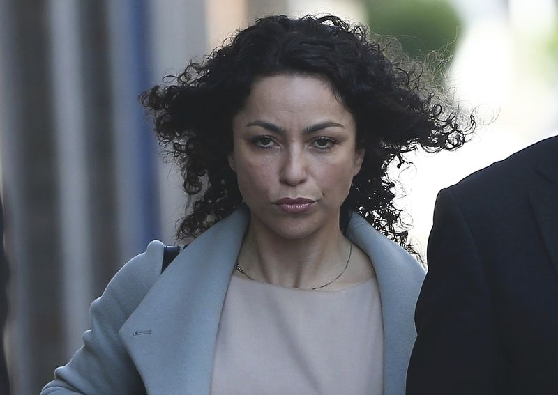 © Reuters. Former Chelsea doctor Eva Carneiro arrives at the Croydon Employment Tribunal Court in London