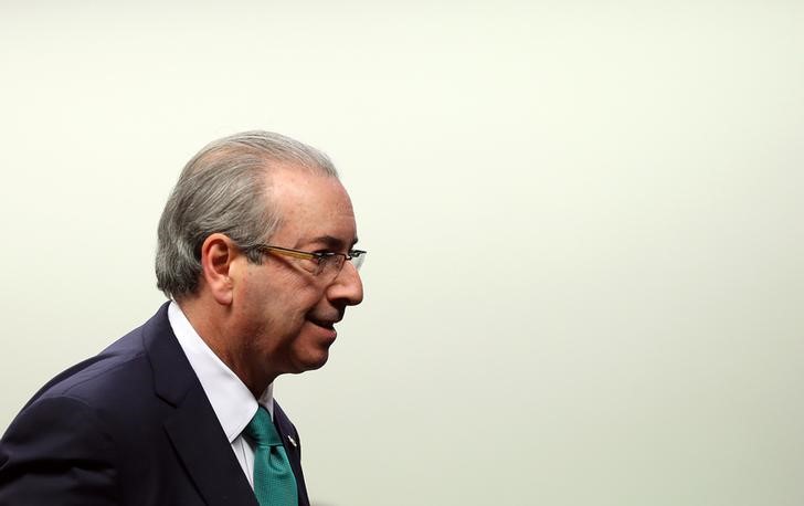 © Reuters. Presidente afastado da Câmara dos Deputados, Eduardo Cunha, durante sessão do Conselho de Ética da Câmara, em Brasília