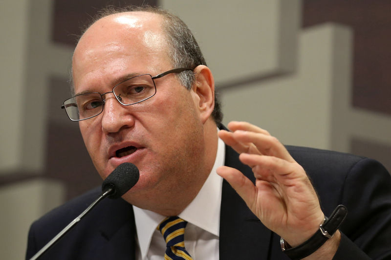 © Reuters. Ilan Goldfajn durante reunião da Comissão de Assuntos Econômicos (CAE) do Senado, em Brasília