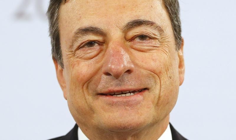 © Reuters. Il presidente Bce Mario Draghi