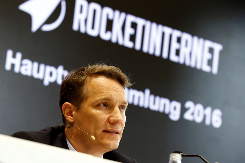 © Reuters. Oliver Samwer, CEO of Rocket Internet, attends the Annual General Meeting of Rocket Internet SE in Berlin
