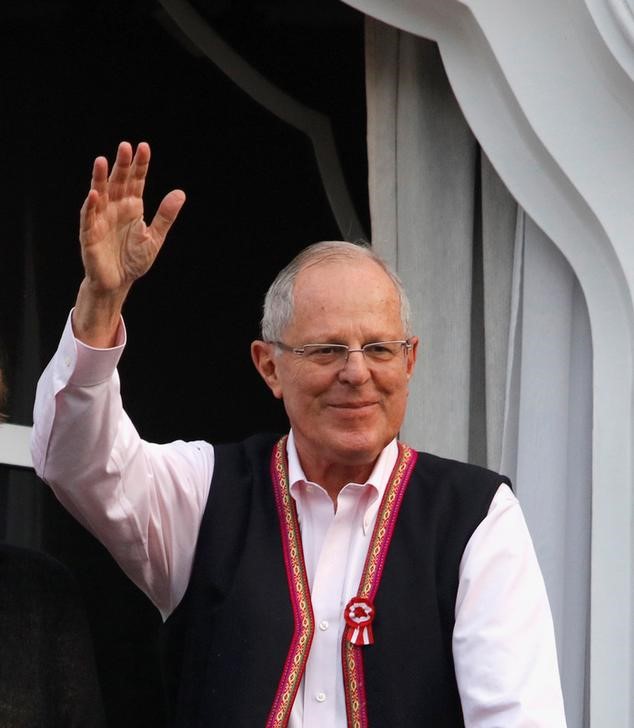 © Reuters. Candidato à Presidência do Peru Pedro Pablo Kuczynski em Lima