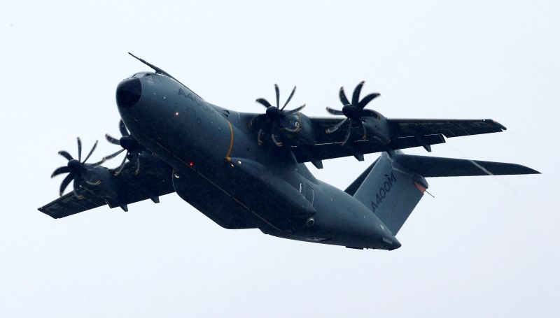 © Reuters. Airbus, bajo nueva presión sobre el A400M al avecinarse retrasos