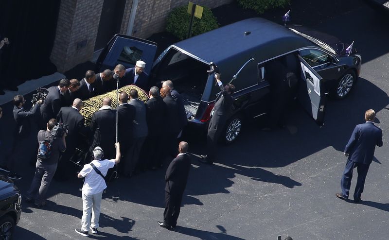 © Reuters. DERNIER HOMMAGE À MOHAMED ALI