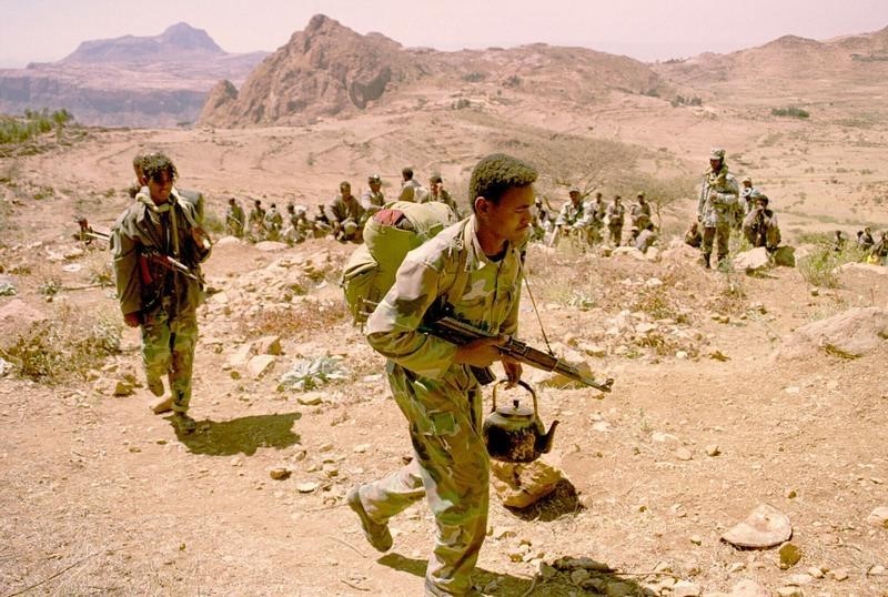 © Reuters. إريتريا وإثيوبيا تتبادلان اللوم على اشتباكات حدودية