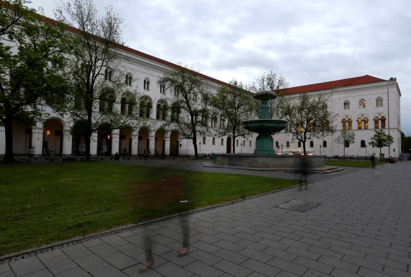 © Reuters. University called 'Ludwig-Maximilians-Universitaet' is pictured in Munich