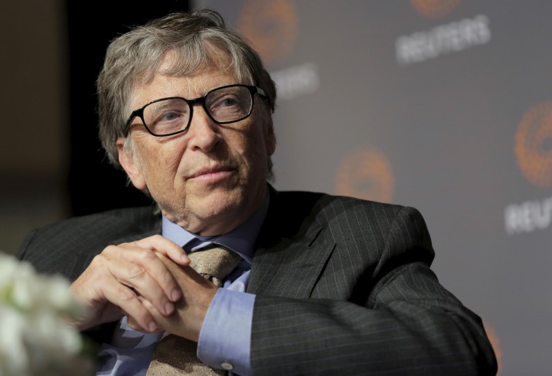 © Reuters. Bill Gates, co-chair of the Bill & Melinda Gates Foundation, speaks during a discussion on innovation hosted by Reuters in Washington