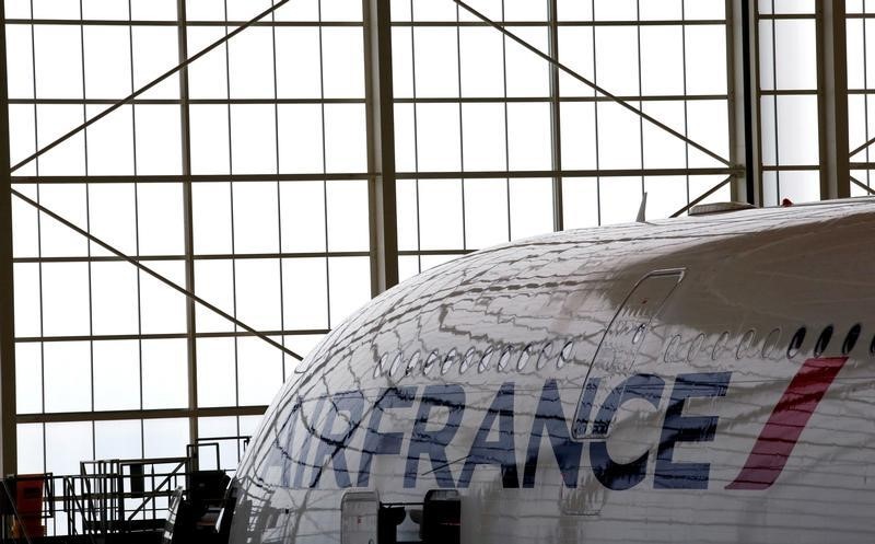 © Reuters. PRÉAVIS DE GRÈVE DES PILOTES D'AIR FRANCE DU 24 AU 27 JUIN