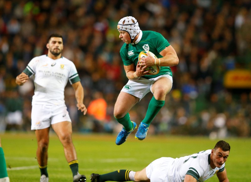 © Reuters. Ireland v South Africa - Rugby Test