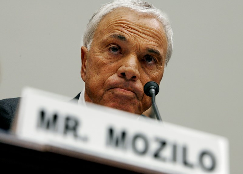 © Reuters. File photo of  Countrywide Financial  Corporation CEO Mozilo on Capitol Hill in Washington