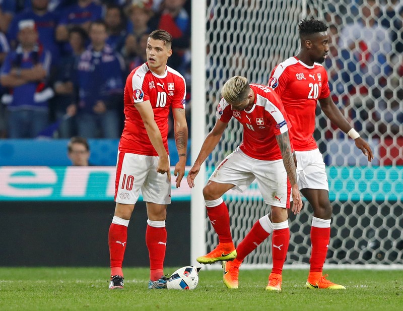 © Reuters. Switzerland v France - EURO 2016 - Group A