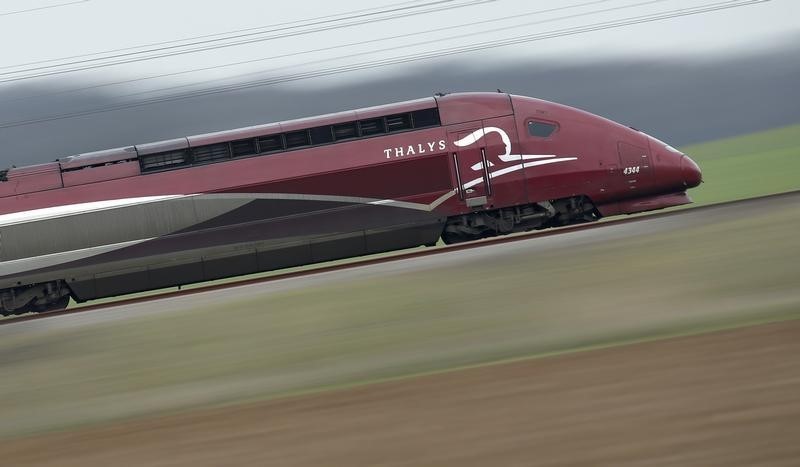 © Reuters. SIX INTERPELLATIONS LIÉES À L'ATTENTAT MANQUÉ DU THALYS