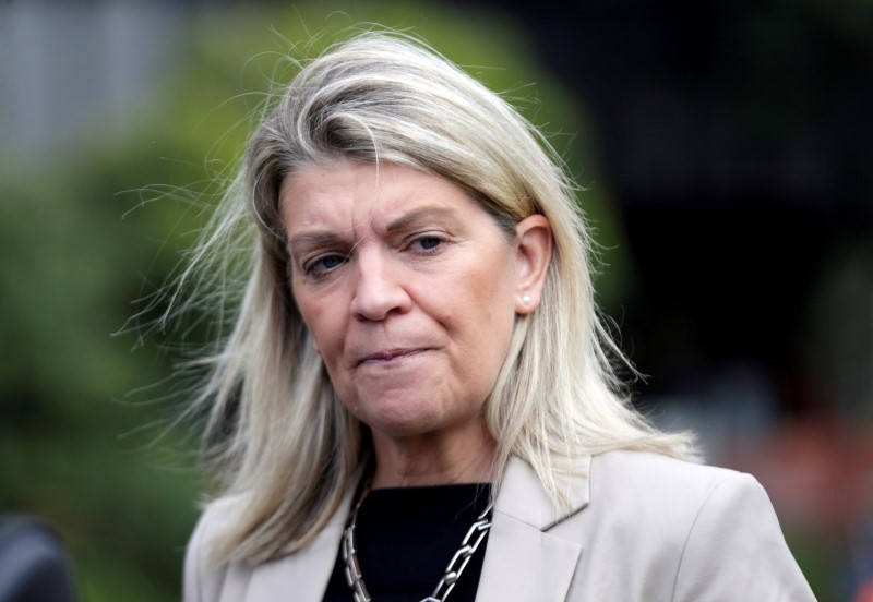 © Reuters. Australia's  Olympic team Chef de Mission Kitty Chiller speaks to the press in Sydney