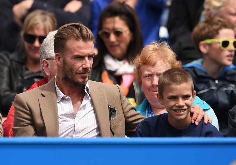 © Reuters. Beckham votará por la permanencia de Reino Unido en la UE