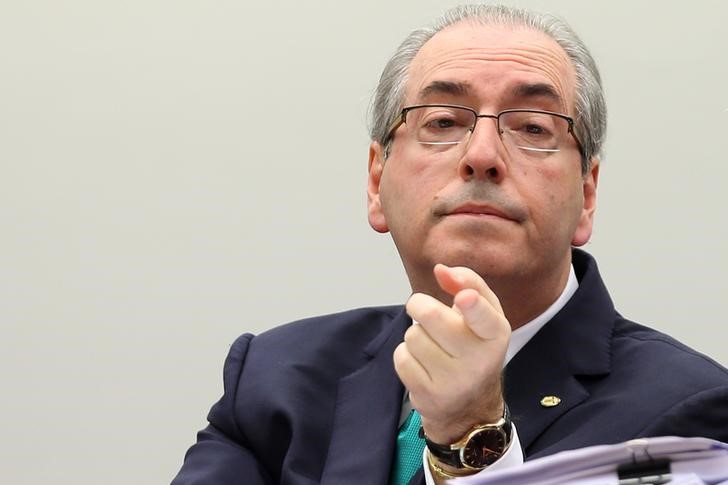 © Reuters. Presidente afastado da Câmara dos Deputados, Eduardo Cunha, durante sessão do Conselho de Ética da Casa, em Brasília