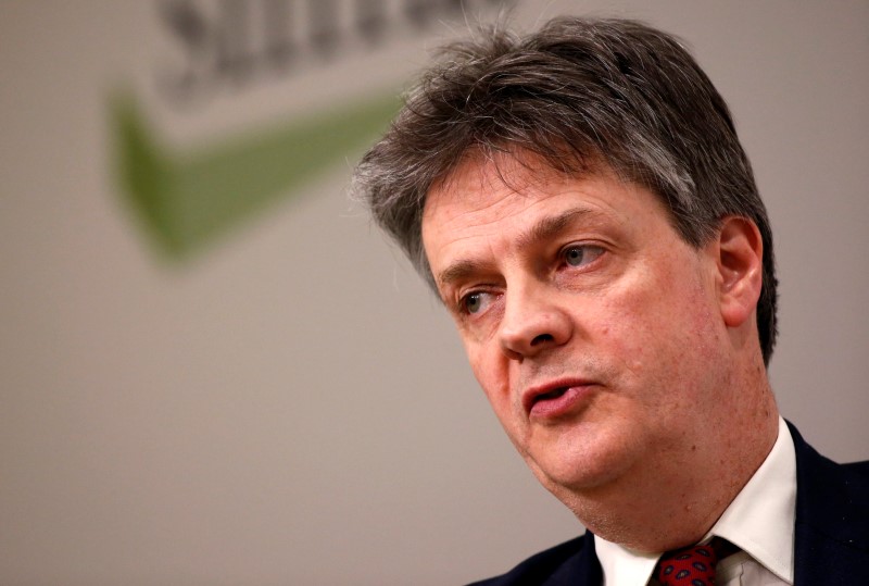 © Reuters. European Financial Stability, Financial Services and Capital Markets Commissioner Jonathan Hill speaks before the SIFMA in New York