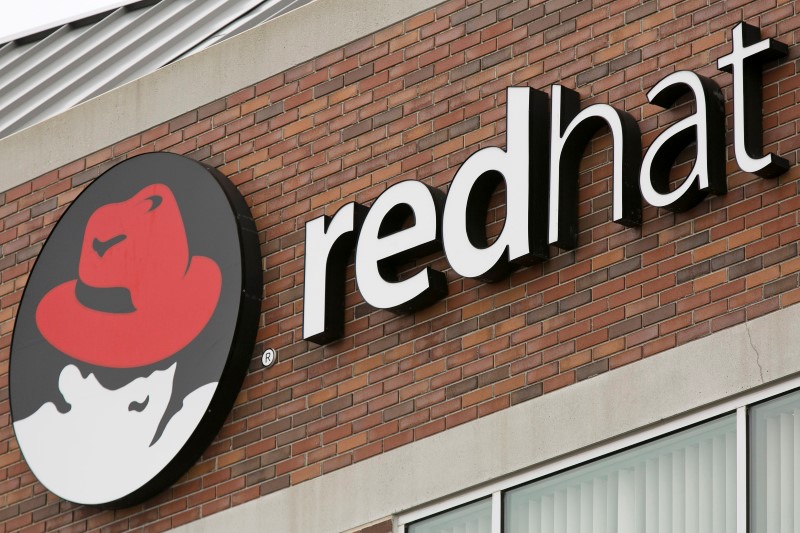 © Reuters. The offices of Redhat Inc. are pictured in Westford