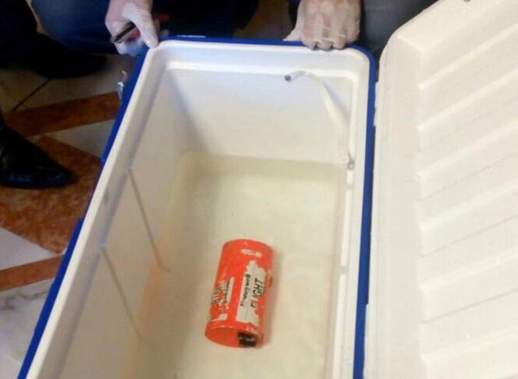 © Reuters. A flight recorder retrieved from the crashed EgyptAir flight MS804