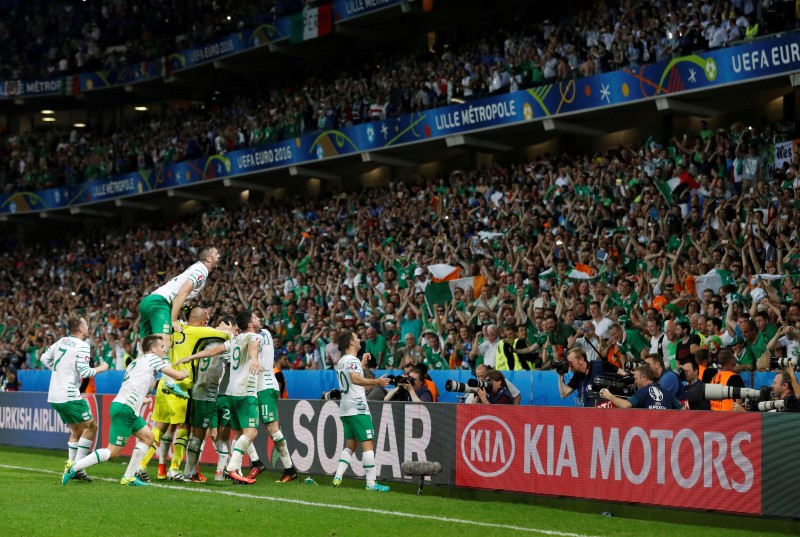 © Reuters. Italy v Republic of Ireland - EURO 2016 - Group E