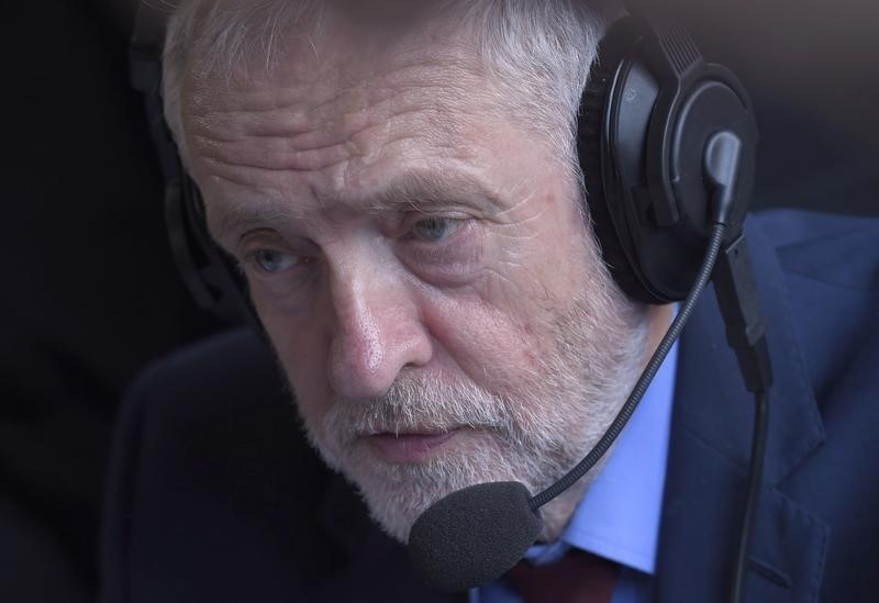 © Reuters. Líder do Partido Trabalhista britânico, Jeremy Corbyn, durante evento em Londres