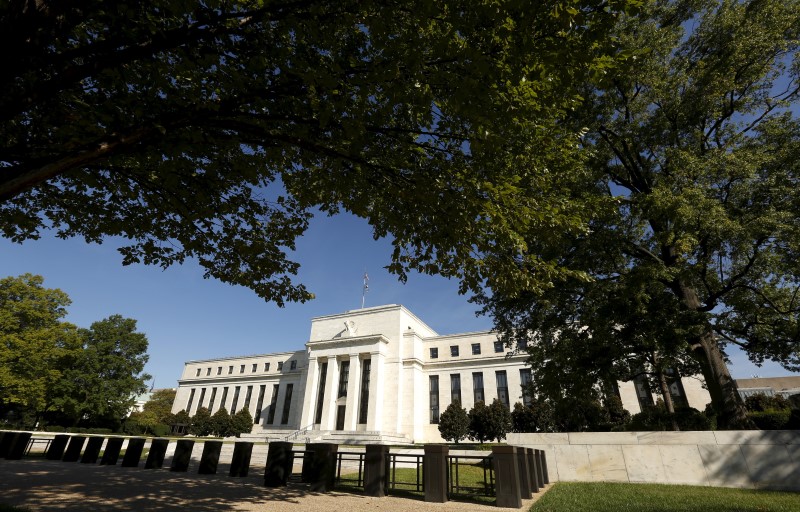 © Reuters. The  Federal Reserve building in Washington