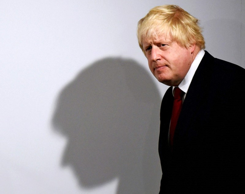 © Reuters. Boris Johnson durante evento em Londres