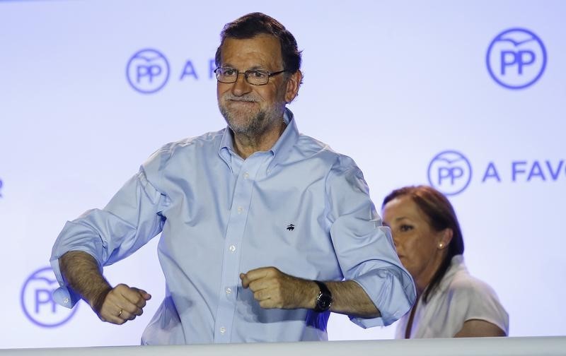 © Reuters. Il premier in pectore spagnolo Mariano Rajoy