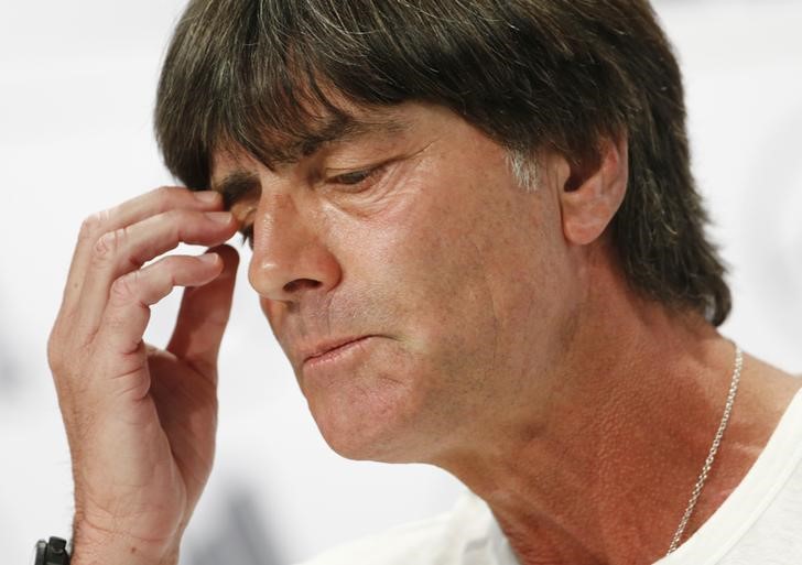 © Reuters. عقدة إيطاليا لا تسبب مشكلة لمدرب ألمانيا لوف