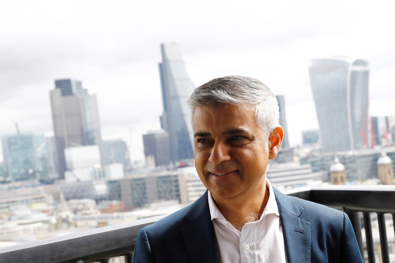 © Reuters. Prefeito de Londres, Sadiq Khan