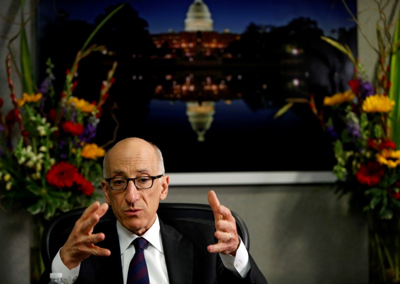 © Reuters. CFTC Chair Massad is interviewed at Reuters Financial Regulation Summit in Washington