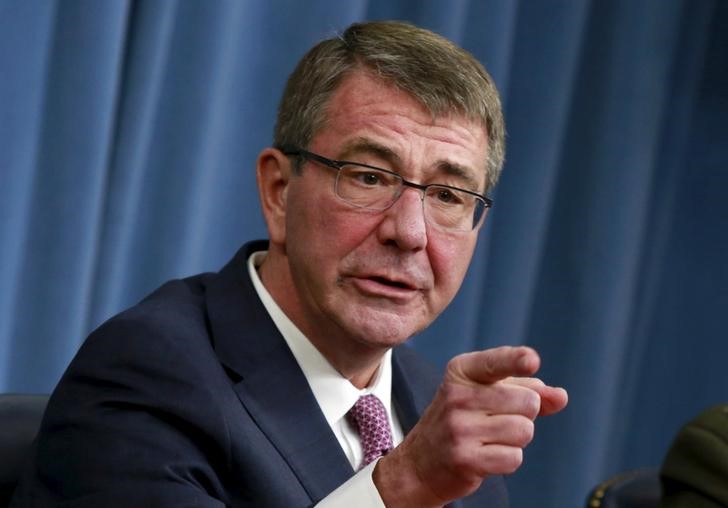 © Reuters. Carter concede entrevista em Washington