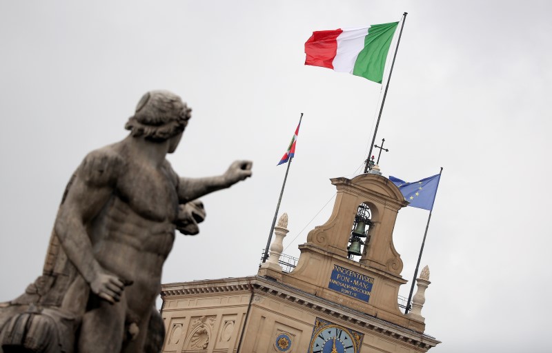 © Reuters. UN MÉCANISME DE SOUTIEN AUX BANQUES ITALIENNES VALIDÉ PAR L’EU