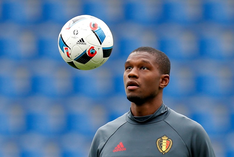 © Reuters. Football Soccer - UEFA European Championship 2016 - Belgium training session - Genk, Belgium