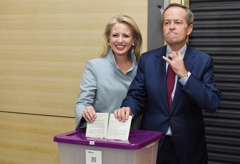 © Reuters. Primeros recuentos en Australia apuntan a un trasvase de votos hacia los laboristas