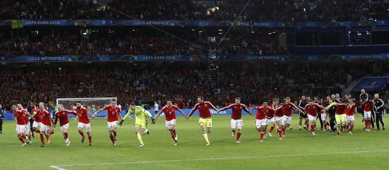 © Reuters. Wales v Belgium - EURO 2016 - Quarter Final