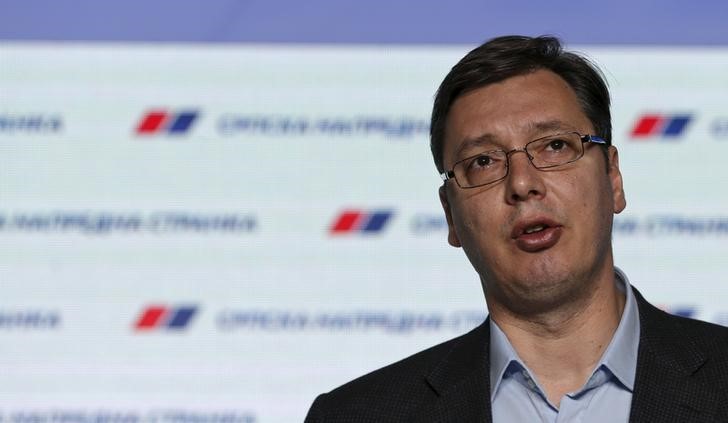 © Reuters. رئيس وزراء صربيا: لن نجري استفتاء على الانضمام للاتحاد الأوروبي