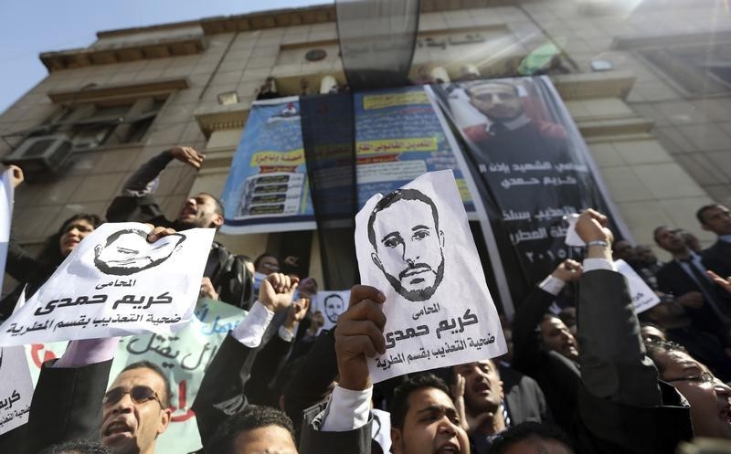 © Reuters. المجلس القومي لحقوق الإنسان بمصر: الانتهاكات "بقع سوداء"
