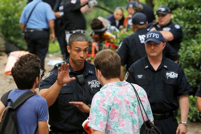 © Reuters. إصابة سائح في انفجار بمتنزه سنترال بارك في نيويورك