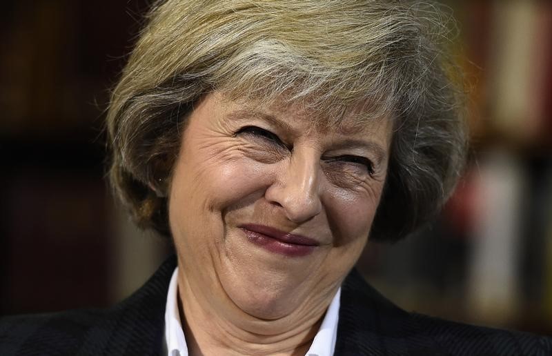 © Reuters. مرشحة لتولي منصب رئيس وزراء بريطانيا تريد تصويتا سريعا على ترايدنت
