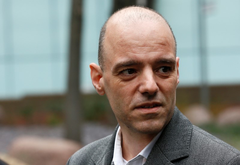 © Reuters. Former Barclay's trader Stylianos Contogoulas arrives at Southwark Crown Court in London