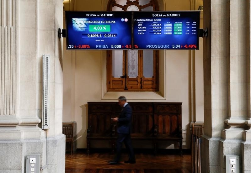 © Reuters. El Ibex repunta en la apertura tras el cierre positivo en Wall Street