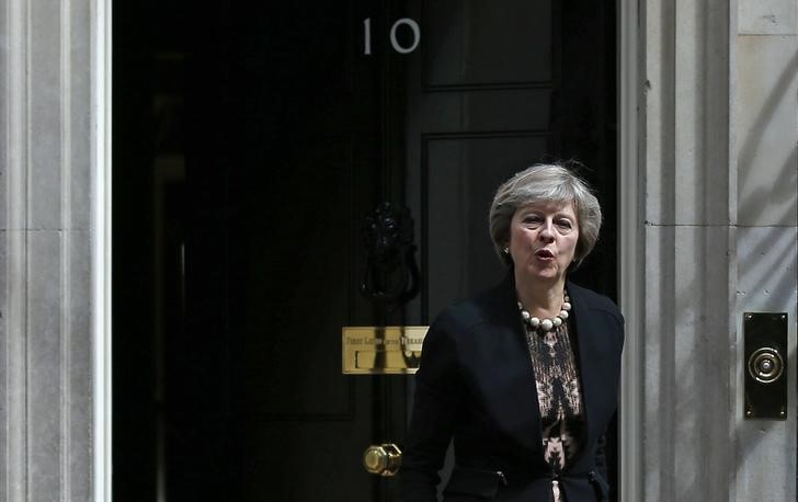 © Reuters. Ministra do Interior do Reino Unido, Theresa May